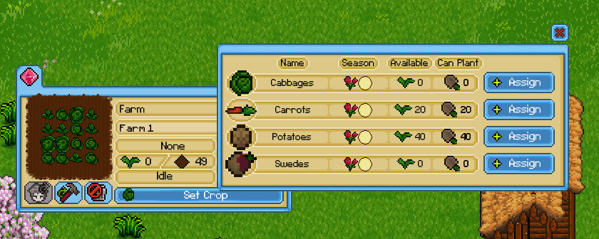 Choosing a crop for the field