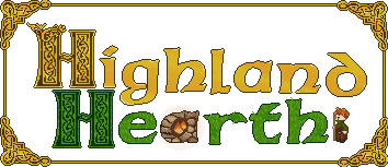Highland Hearth Logo With Border