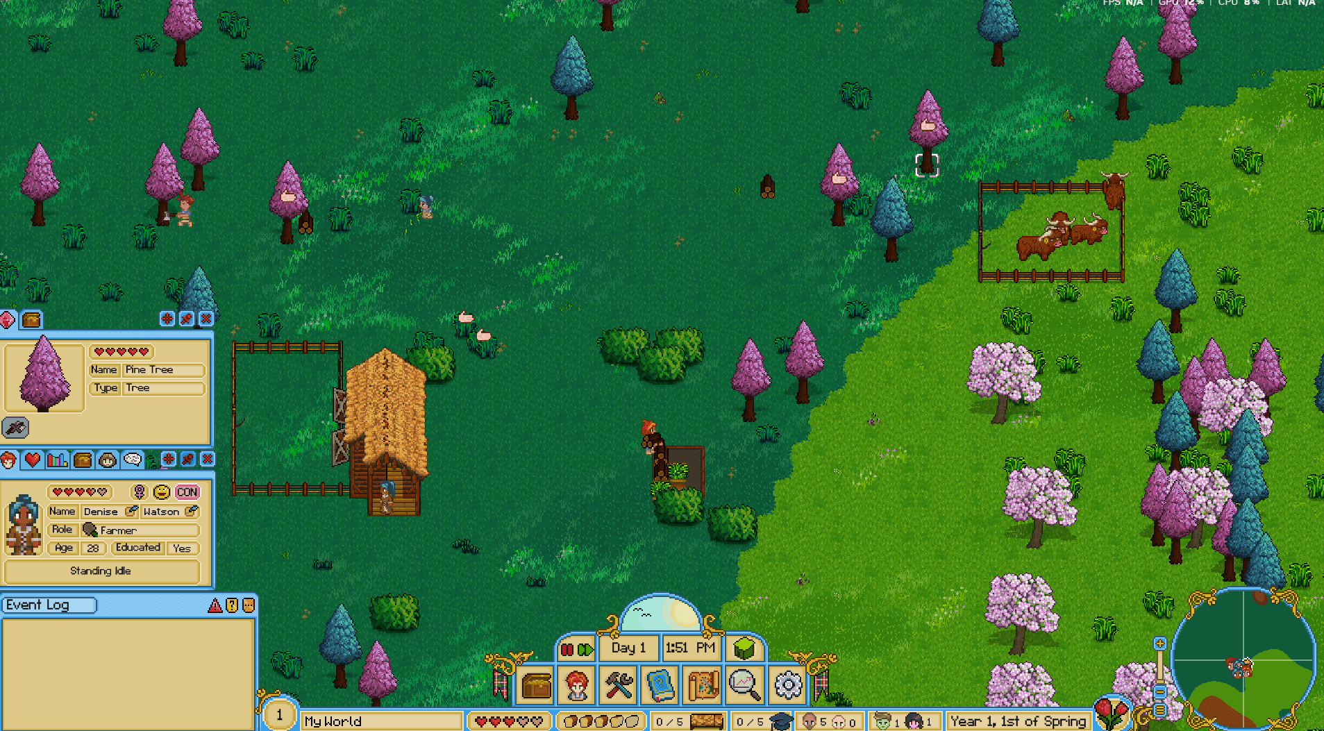 Highland Hearth gameplay screenshot